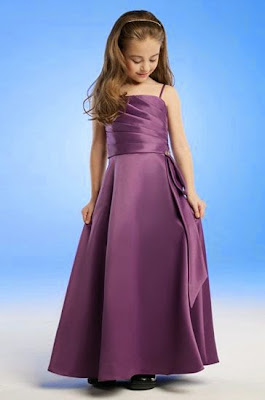 purple gown for girls