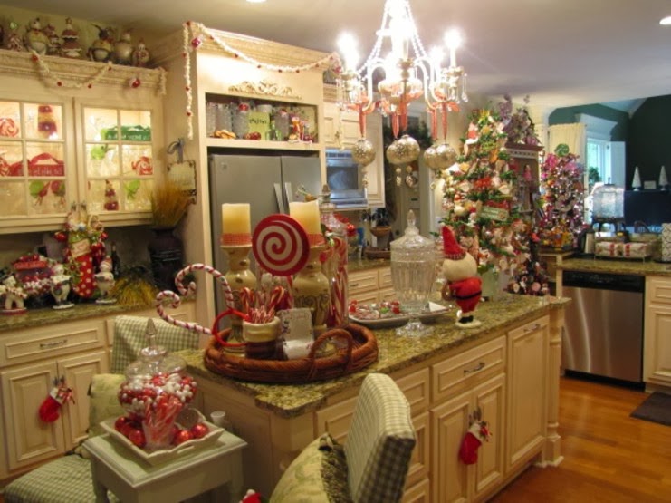 Shabby in love Christmas  kitchen  decor  ideas 