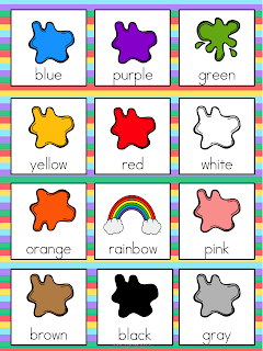 Resultado de imagen de colours vocabulary