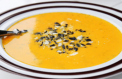 Kokos-Orangen-Karottencremesuppe