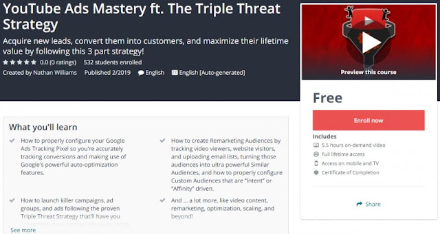 [100% Free] YouTube Ads Mastery ft. The Triple Threat Strategy