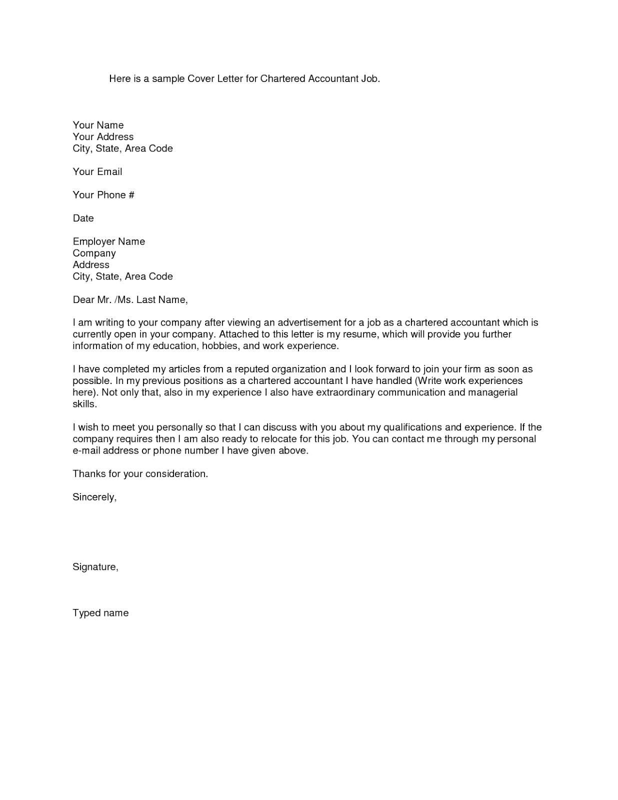 job application letter sample 11