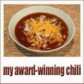 my award winning chili in a bowl