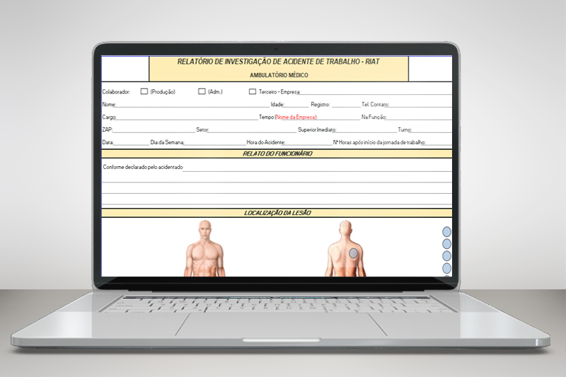 RIAT - Relatório de Investigação de Acidente de Trabalho
