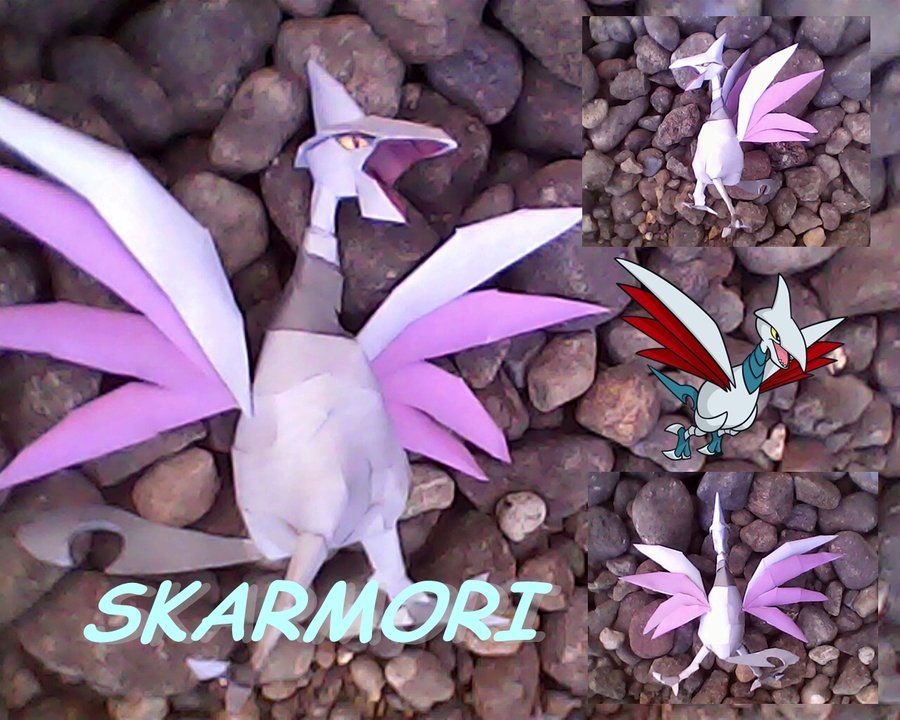 Pokemon Skarmony Papercraft