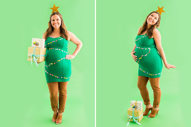 Do It Yourself halloween costumes for pregnant and newborn babies