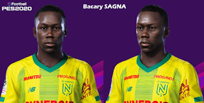 PES 2020 Faces Bacary Sagna by Milwalt
