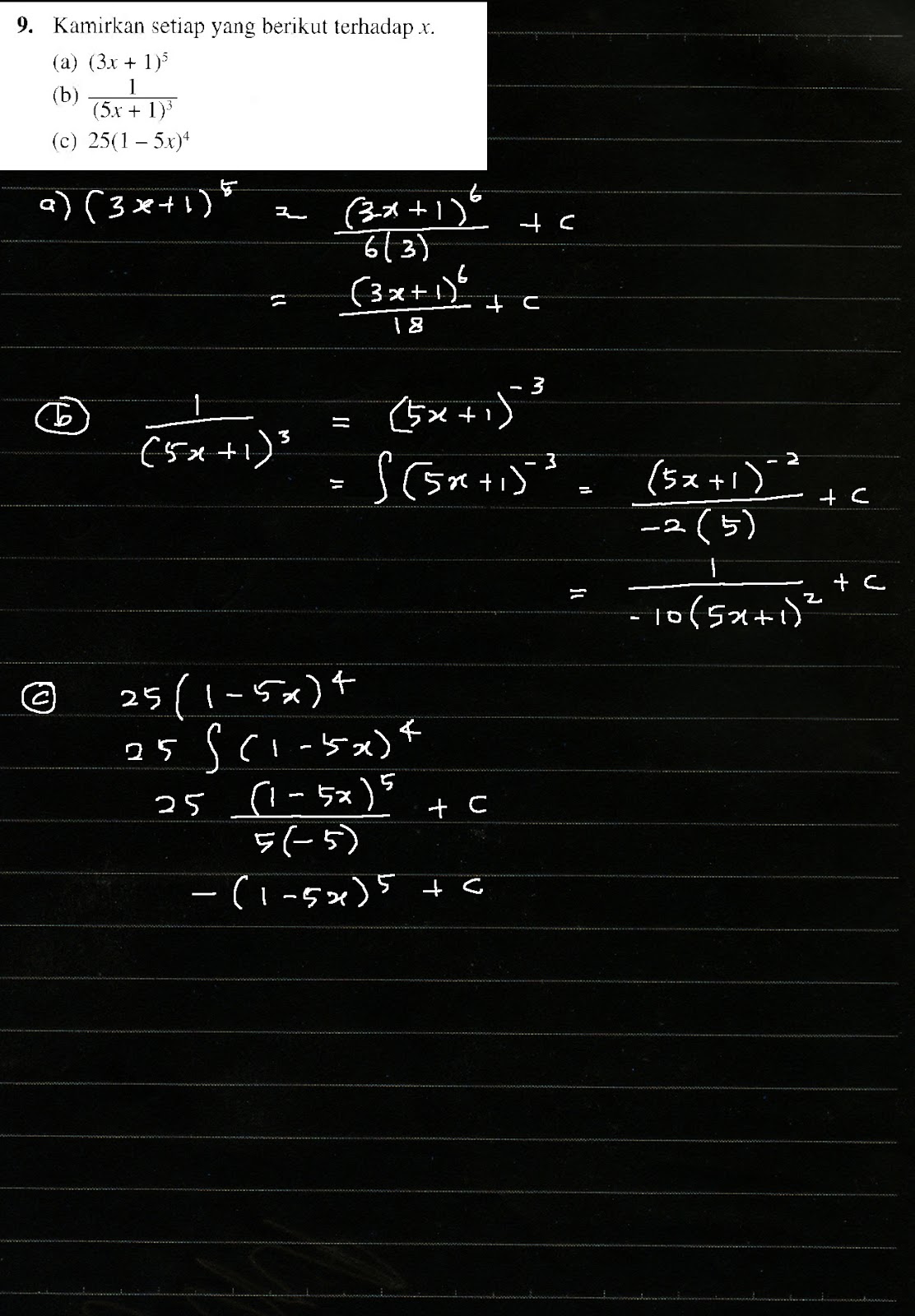 Cikgu Azman - Bukit Jalil: F5 Add Math Bab 3 Pengamiran 