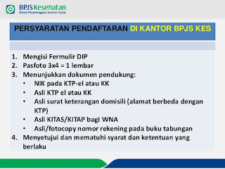 syarat pendaftaran bpjs mandiri