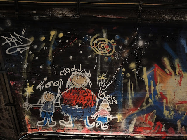 Londen: Graffiti in de tunnel van Leake Street 