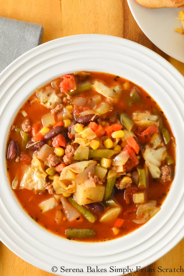 Crock Pot Hamburger Vegetable Soup