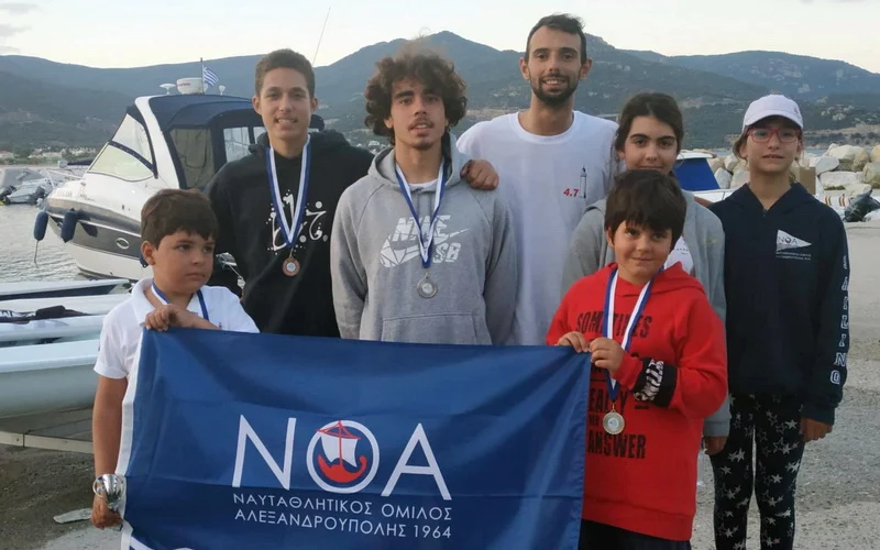 Επιτυχίες του ΝΟΑ στους διασυλλογικούς ιστιοπλοϊκούς αγώνες στη Νέα Ηρακλείτσα Καβάλας