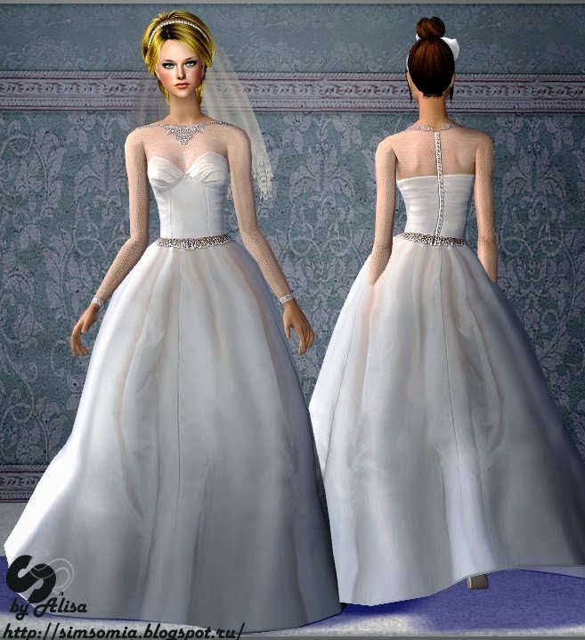 Sims 2 wedding dresses