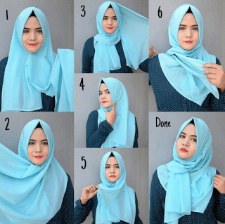 5 Tutorial Hijab Pashmina Simple dan Praktis Terbaru