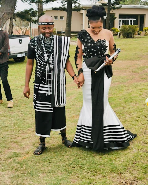 South African Traditional Wedding Dresses: Xhosa Dresses.