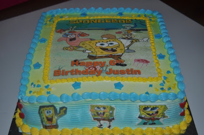 Spongebob Birthday Cakes on Customised Birthday Wedding Cakes