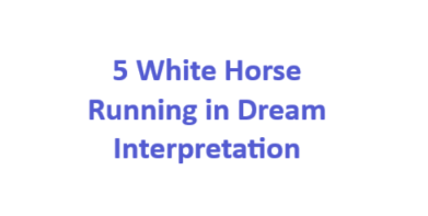 White Horse Running in Dream Interpretation
