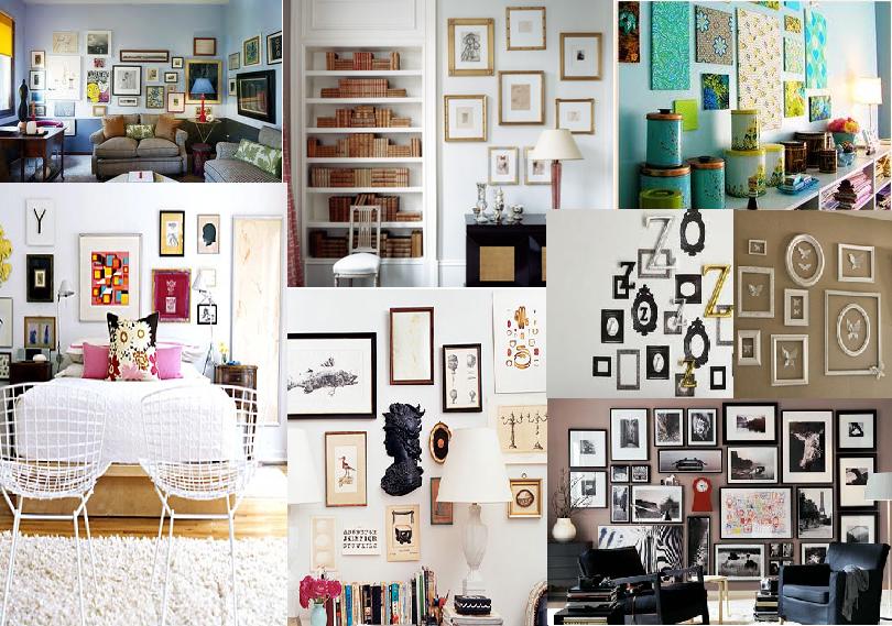 wall decor ideas with picture frame DIY Frame Wall Collage | 810 x 569