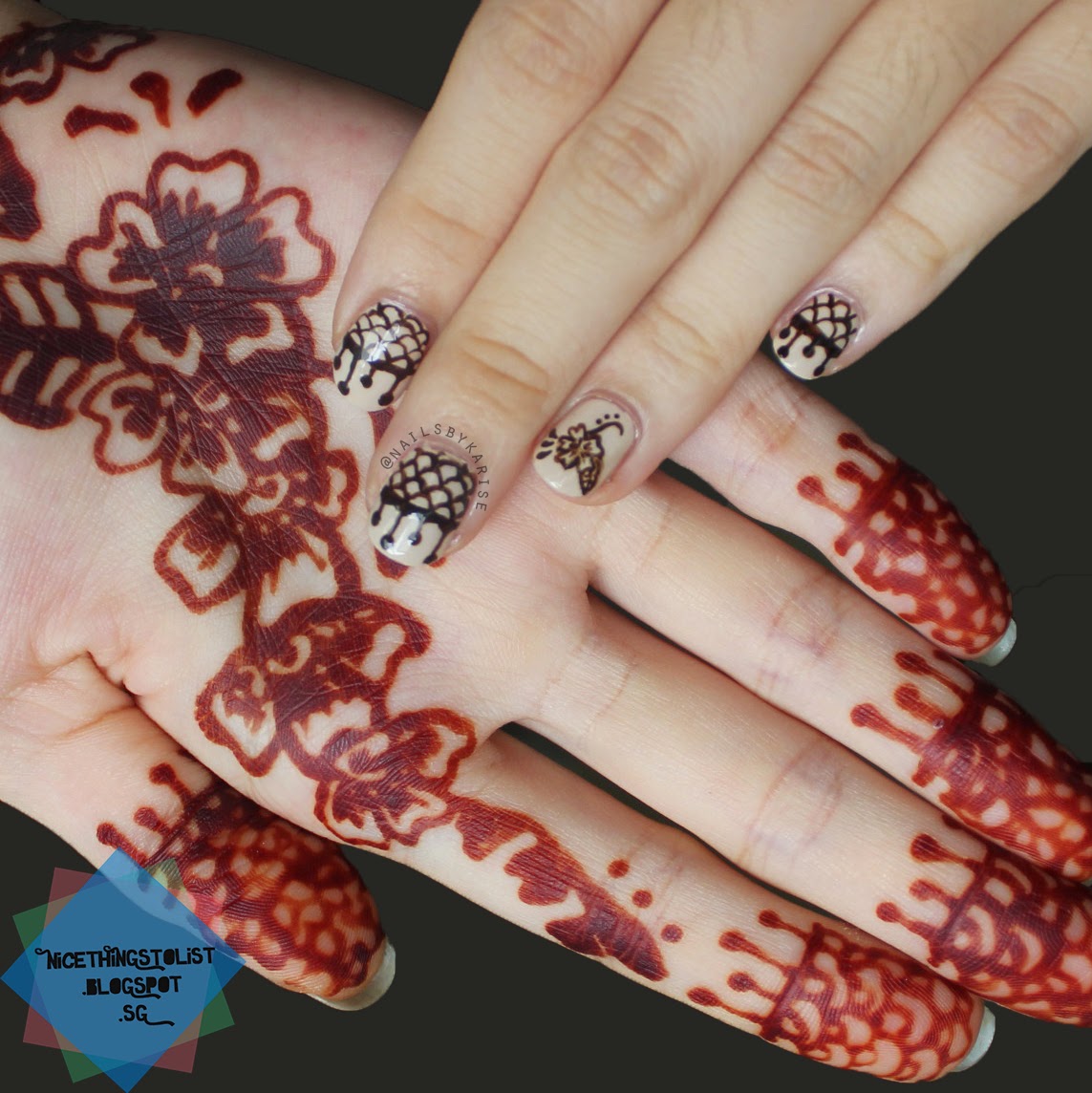 Gambar Gambar Keren Henna Maroon 2017 Teknik Menggambar Inai