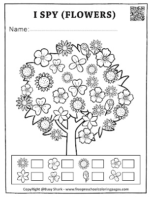 "I Spy Flowers" is perfect for embracing the spirit of spring and Easter, also a fantastic way to help preschoolers learn numbers from 1 to 10