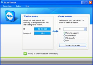  yakni suatu kegiatan yang cukup sederhana  dan sangat gampang dipakai untuk beberapa kepe Remote komputer memakai Teamviewer