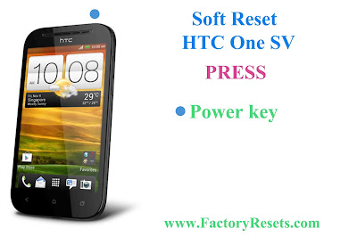 Soft Reset HTC One SV