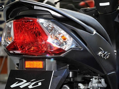 New Honda Dio taillight image