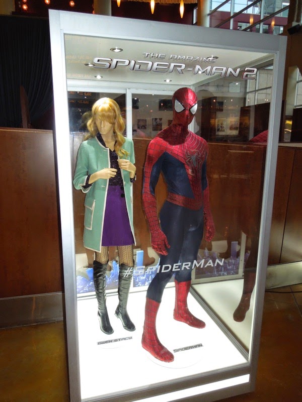 Amazing Spider-man 2 movie costume exhibit