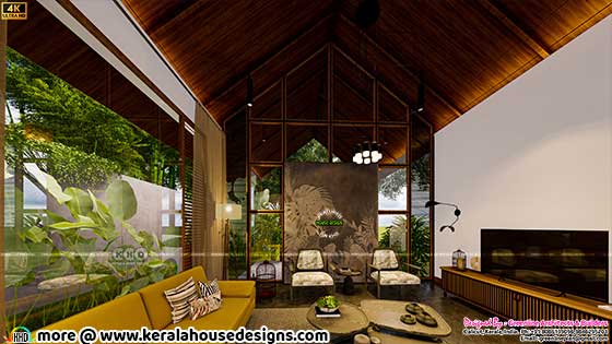 Modern tropical interior design