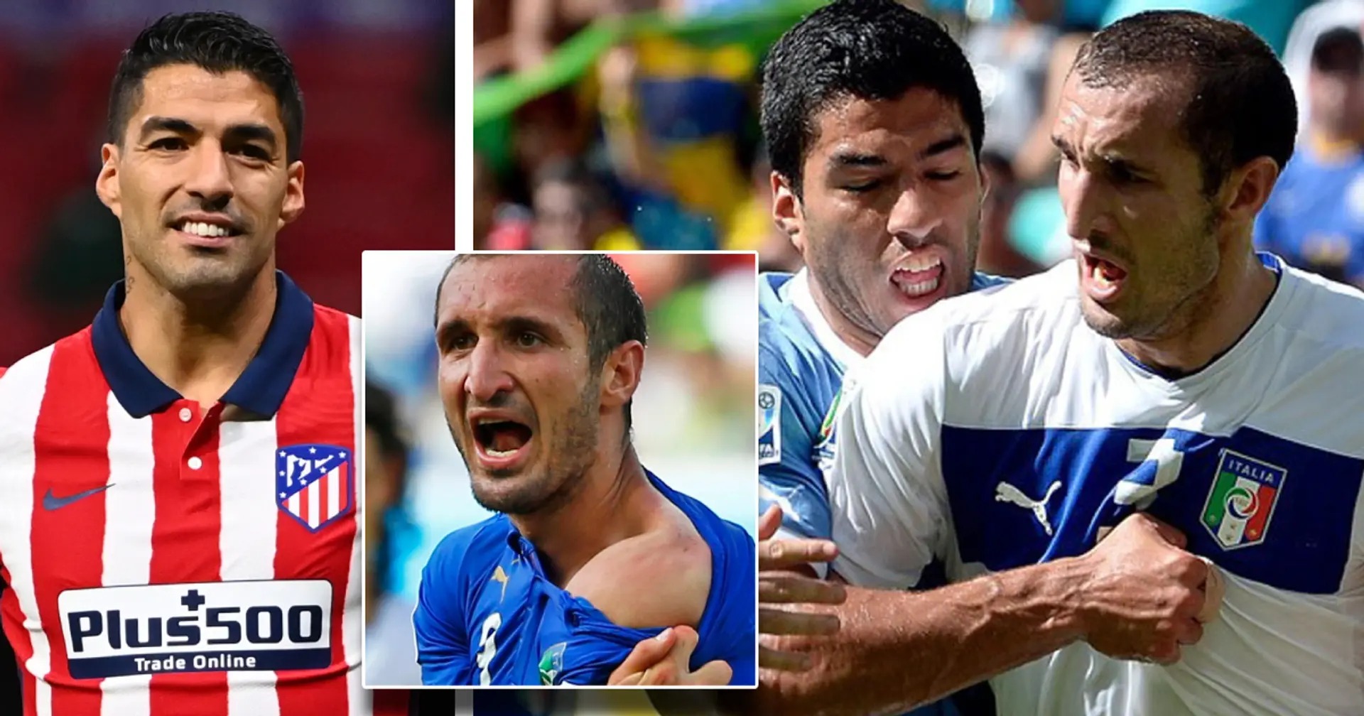 Luis Suarez could soon become teammates with Giorgio Chiellini as he leaves Atletico as a free agent