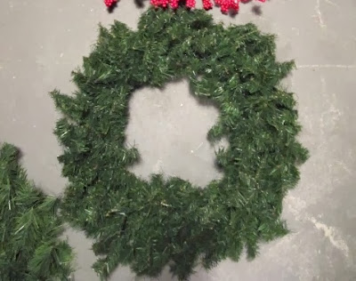 wreath storage coat rack