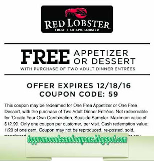 Free Printable Red Lobster Coupons