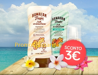 Logo Pronte a risparmiare con buono sconto scaricando da App con Hawaiian Tropic