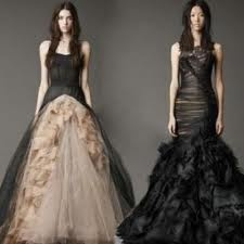 Vera Wang Designed Black Couture Wedding Dresses 2012