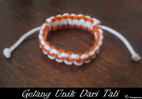  Cara  Membuat  Gelang  Dari  Tali  Cara  Mudah