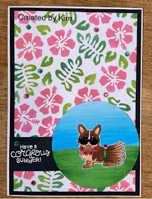 Have a corgeous summer by Kimberly features Corgi Beach and Hibiscus by Newton's Nook Designs; #newtonsnook