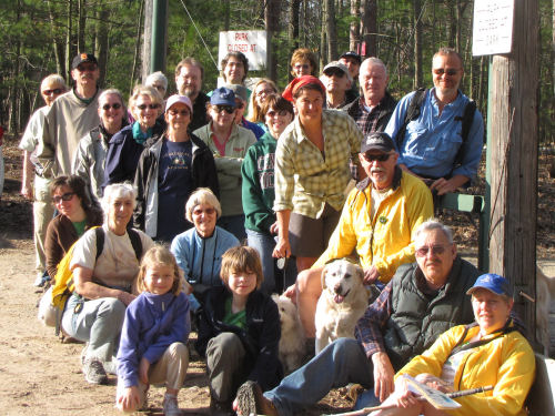 group picture of hikers