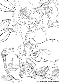 Jungle Animals Coloring Pages 