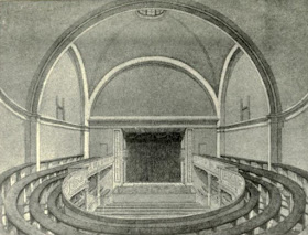 Interior of the Lyceum in 1790  from The Lyceum and Henry Irvine by A Brereton (1903)