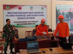 Ketua RT/RW Karangmangu Diberi Pelatihan BPBD dan Koramil