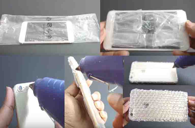 Kreasi Unik Membuat Pelindung Handphone Dari Lem Bakar 