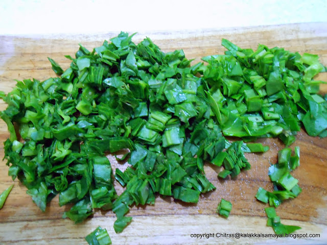 Spinach chopped