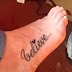 Believe tattoo designs of amazing women foot images