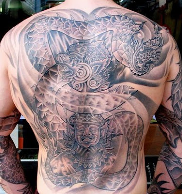 japanese flower tattoos for men