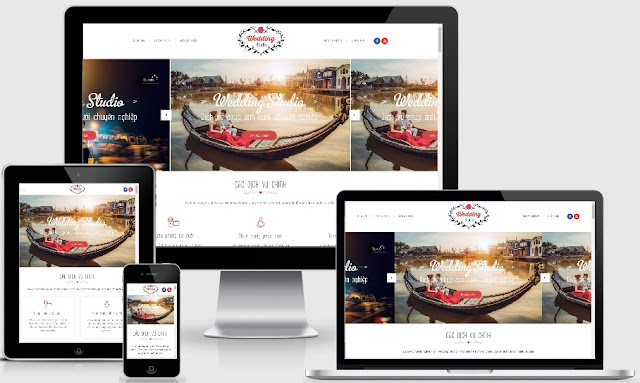 Template blogspot dịch vụ cưới chuẩn W3C SEO tốt 2019