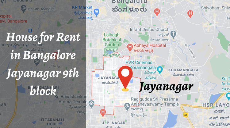 House for Rent in Bangalore Jayanagar 9th block