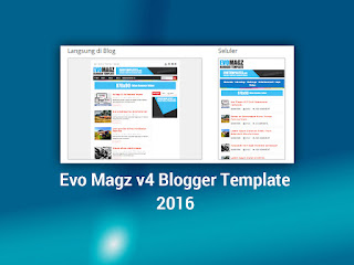 Evo Magz v4 Responsive Blogger Template