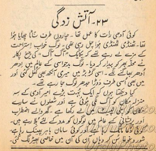 house on fire urdu essay