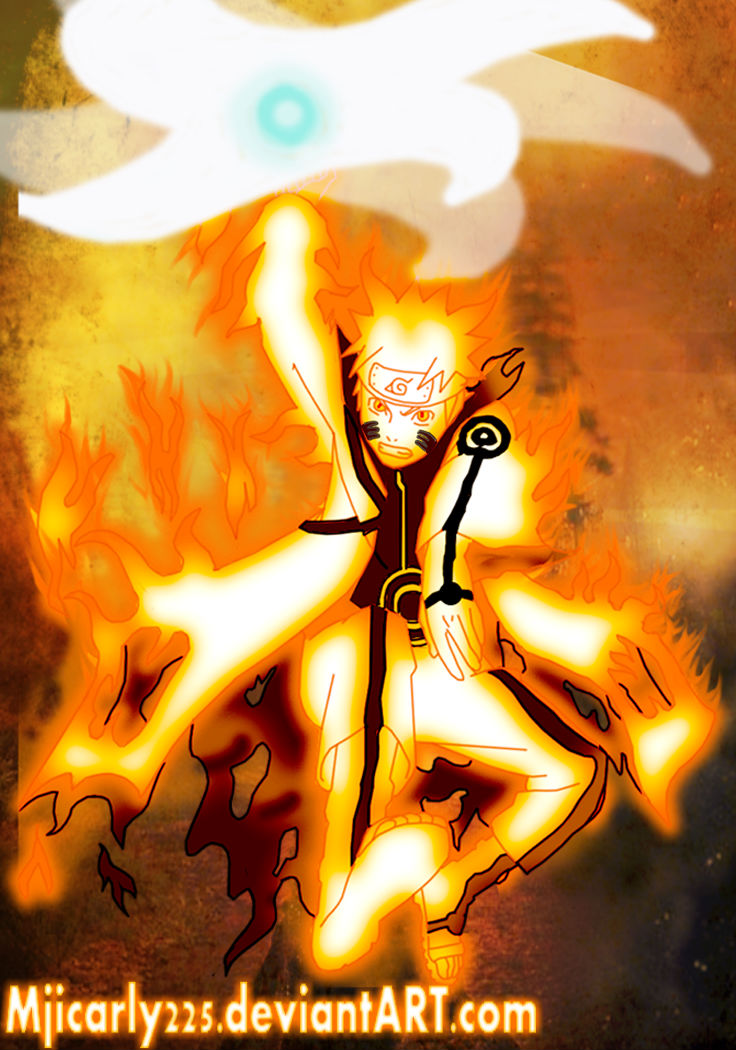 Koleksi Gambar Manga Naruto Bijuu Mode 