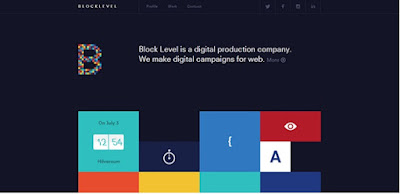  Web Design blog Flat Untuk Landing Page